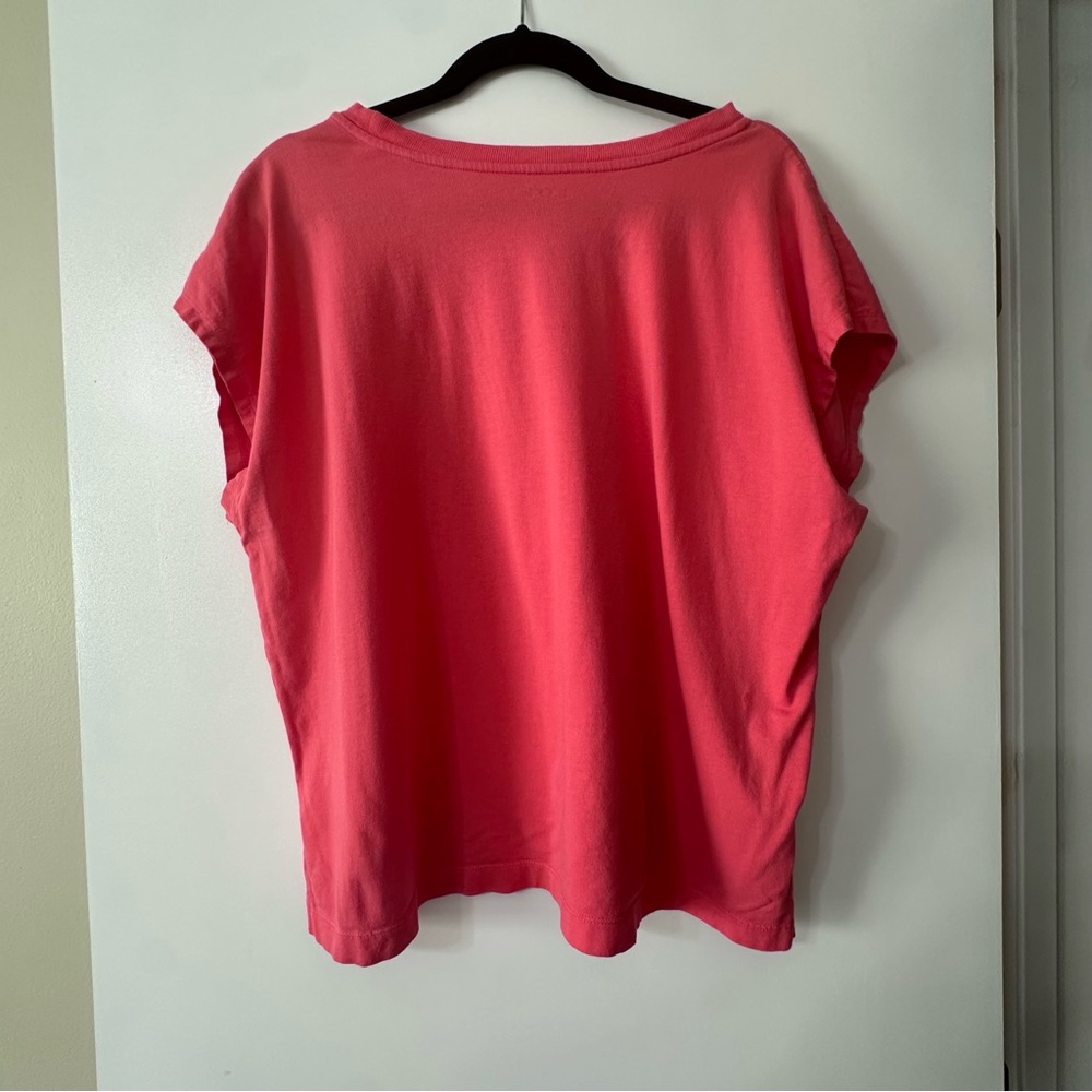 Loft Modern Wedge Tee Pink Size XL - Picture 2 of 5